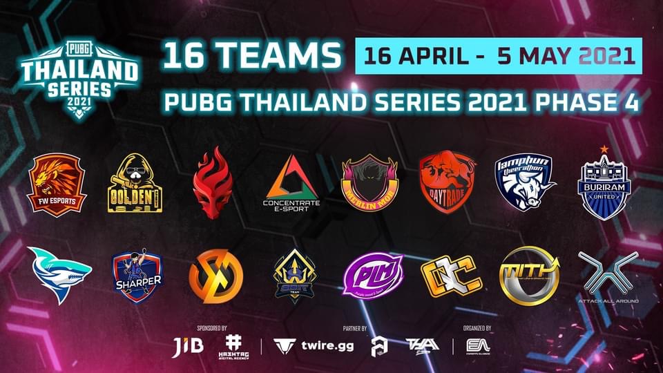 เตรียมเดือด! 16 ทีมชั้นนำร่วมศึก PUBG Thailand Series ชิงโควต้า