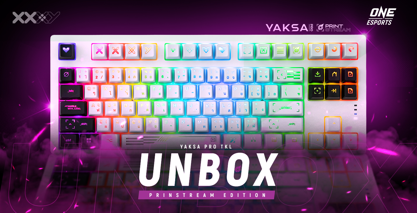 ONE Review LOGA YAKSA PRO TKL Printstream Edition ONE Esports Thailand