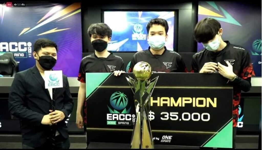 FaZe won EACC Spring 2022