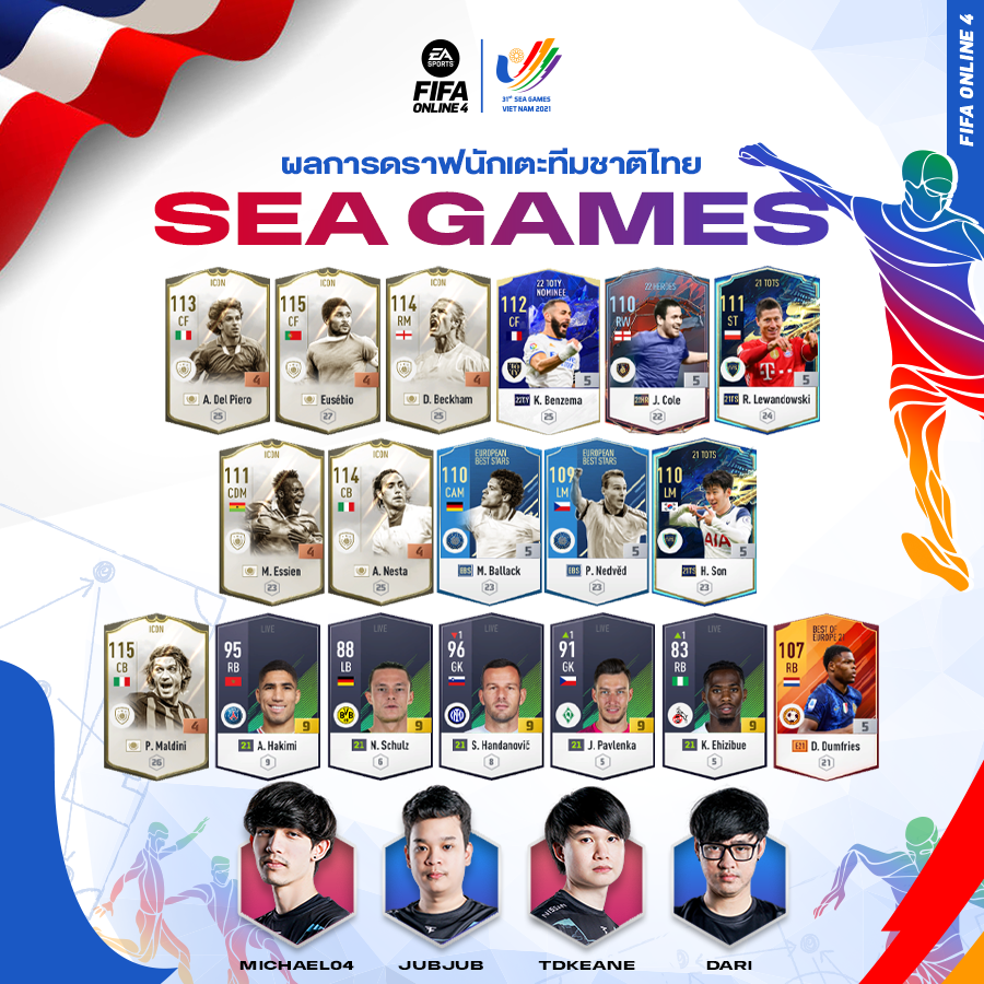 FIFA Online 4 SEA Games Thailand Draft