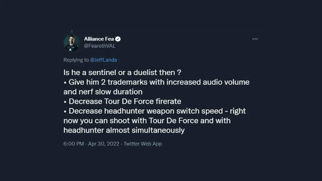 Fea thought about Chamber