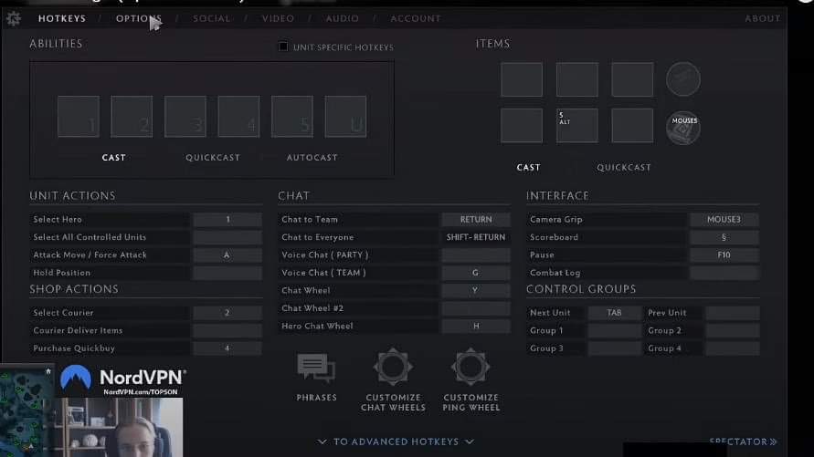 Topson Dota 2 Setting