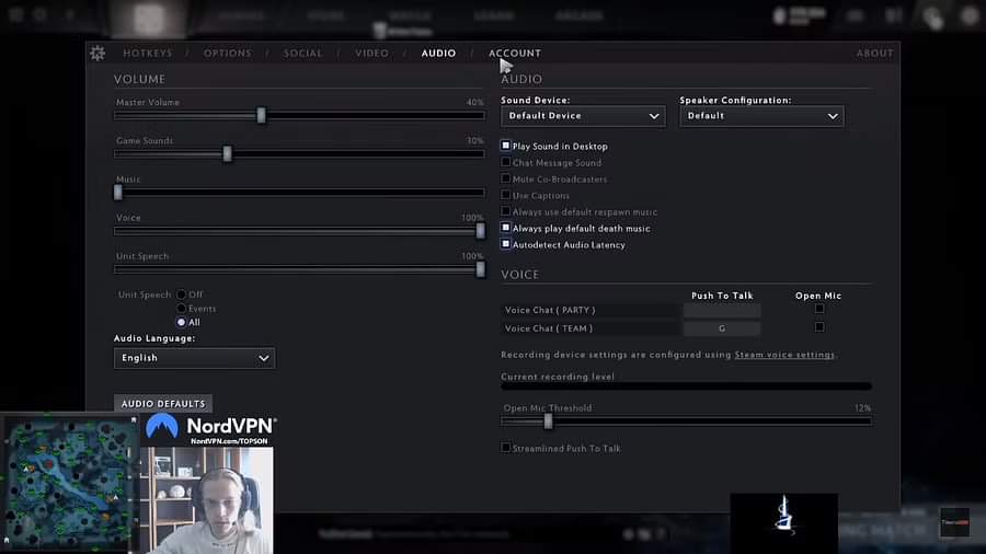 Topson Dota 2 Setting
