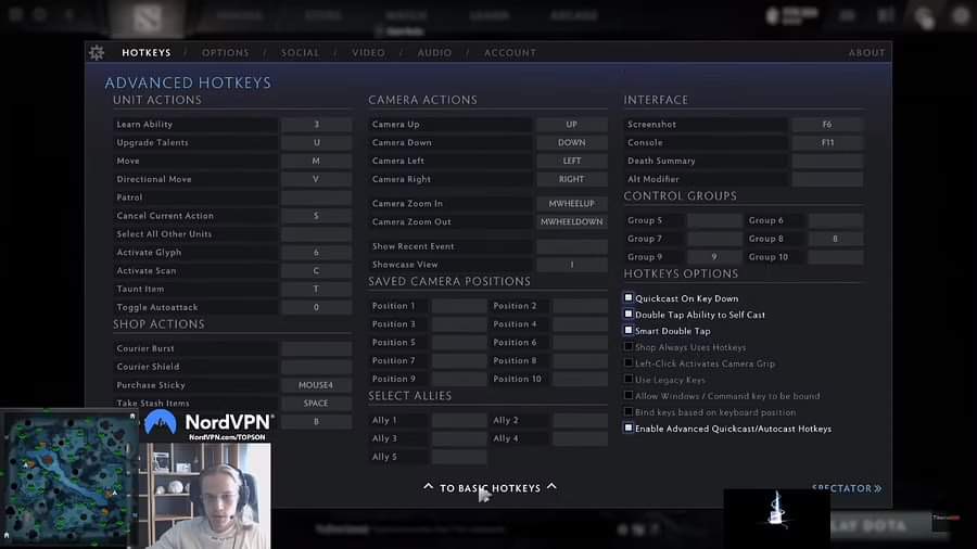 Topson Dota 2 Setting