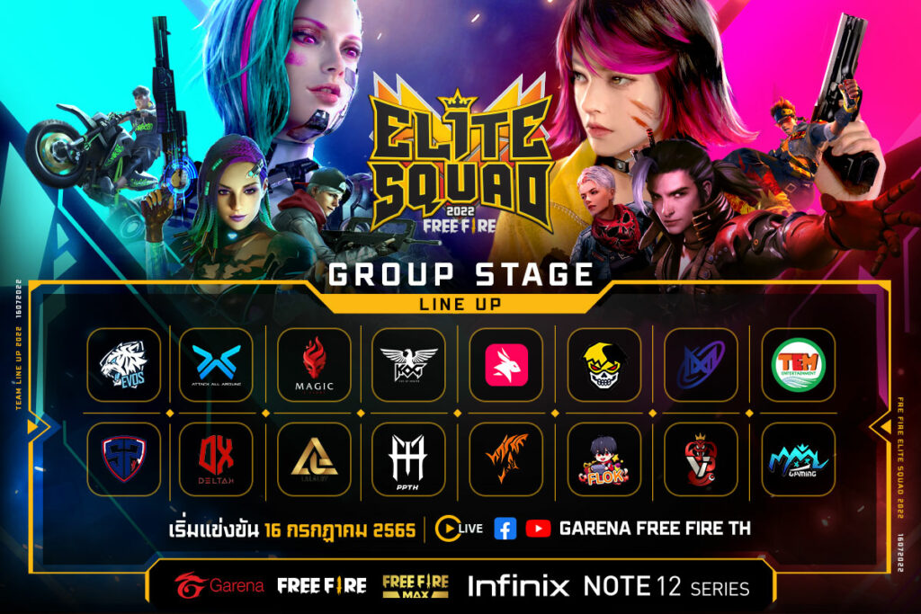 Nigma Galaxy Free Fire Elite Squad 2022