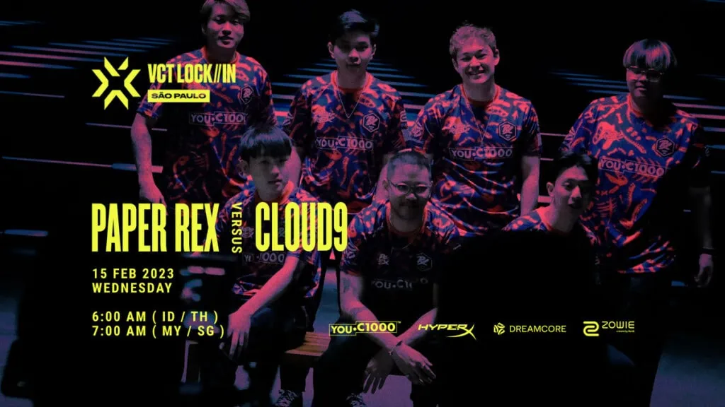 Paper Rex พ่าย Cloud9 2-0 ประเดิมรอบแรก พร้อมตกรอบ VCT Lock In