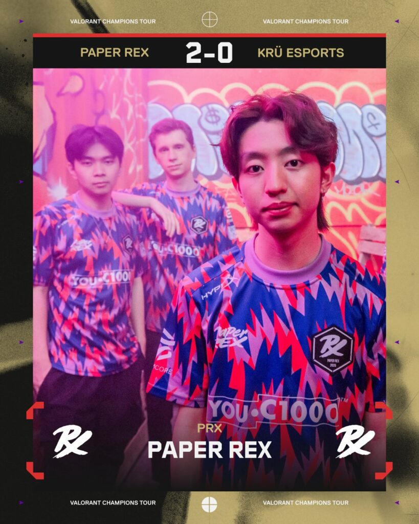 Paper Rex เปิดตัวสวย คว้าชัยแรกใน Valorant Champions 2023 | ONE Esports ...